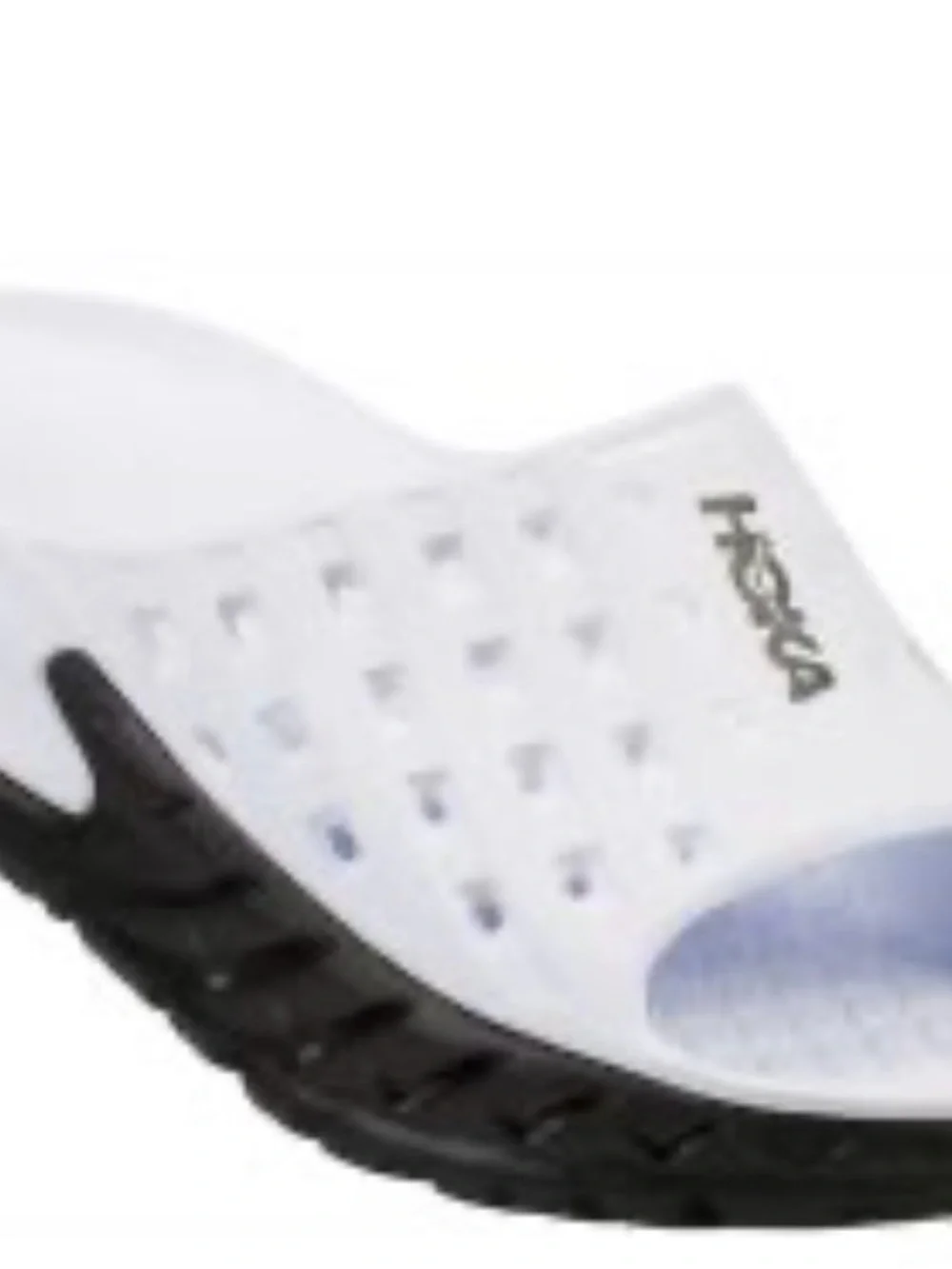 HOKA ORA Recovery Slide 3 White Black Men’s Size 12 Comfort Recovery Sandals